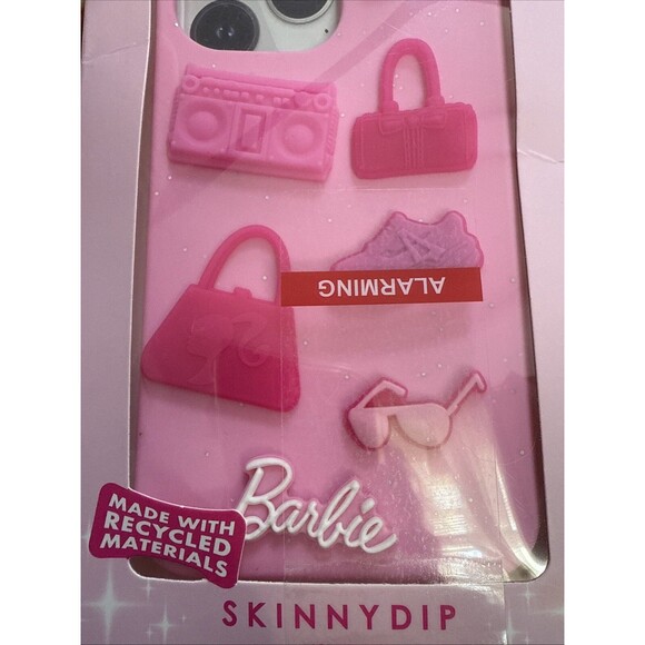 Barbie Pink Skinny Dip  iPhone 13 & 14 PRO MAX 3D Rubber Shockproof Case New - Picture 3 of 4